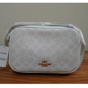 COACH WHITE SIGNATURE JES CROSSBODY